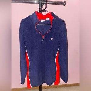 Vintage Fila Half Zipper Jacket
